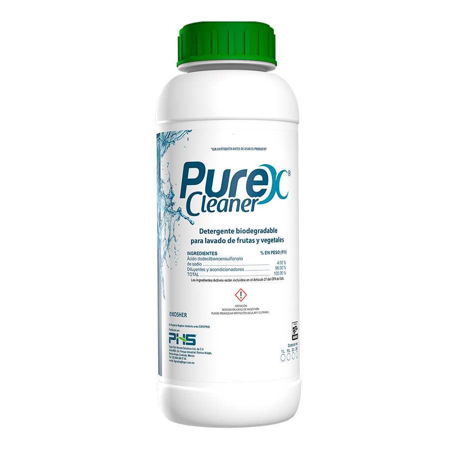 Purex Cleaner - Detergente biodegradable para limpieza postcosecha